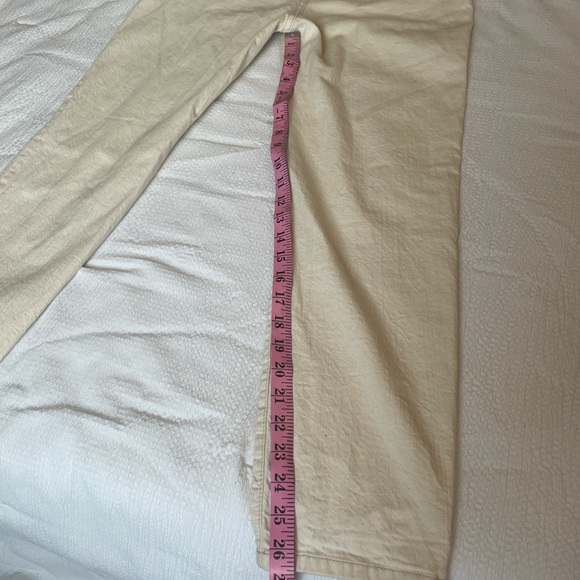 Kate spade Saturday cream denim long overalls XS extra small - Picture 8 of 8